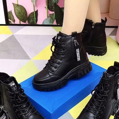 🔥Limited Time Offer 49% OFF🔥Women's High Top Warm Leather Martin Boots