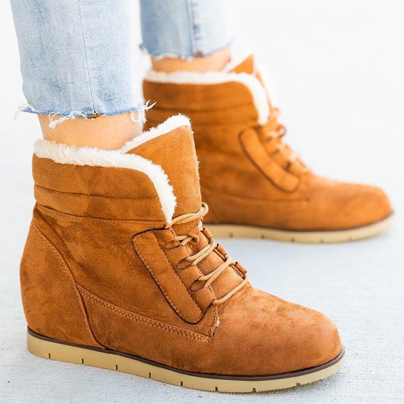 🔥Limited Time Offer 49% OFF🔥Women's suede cotton short boots