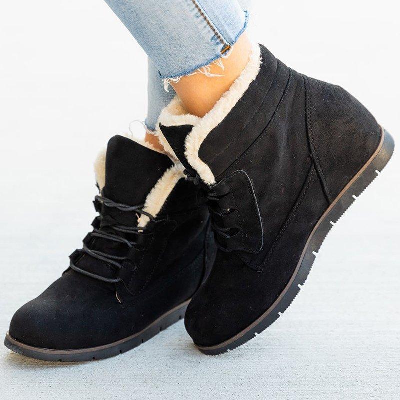 🔥Limited Time Offer 49% OFF🔥Women's suede cotton short boots