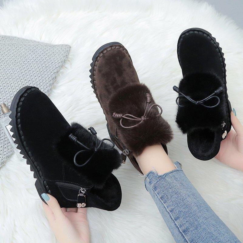 🔥Limited Time Offer 49% OFF🔥Soft soled suede bow boots