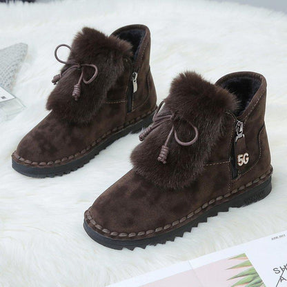 🔥Limited Time Offer 49% OFF🔥Soft soled suede bow boots