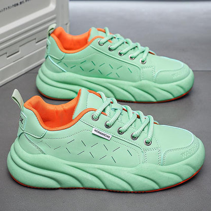 🔥Limited Time Offer 49% OFF🔥Men's leather upper autumn new thick soled men's sports shoes casual shoes