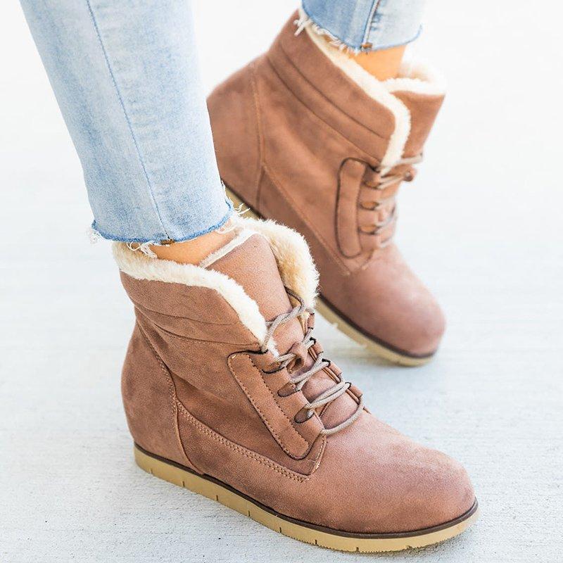 🔥Limited Time Offer 49% OFF🔥Women's suede cotton short boots