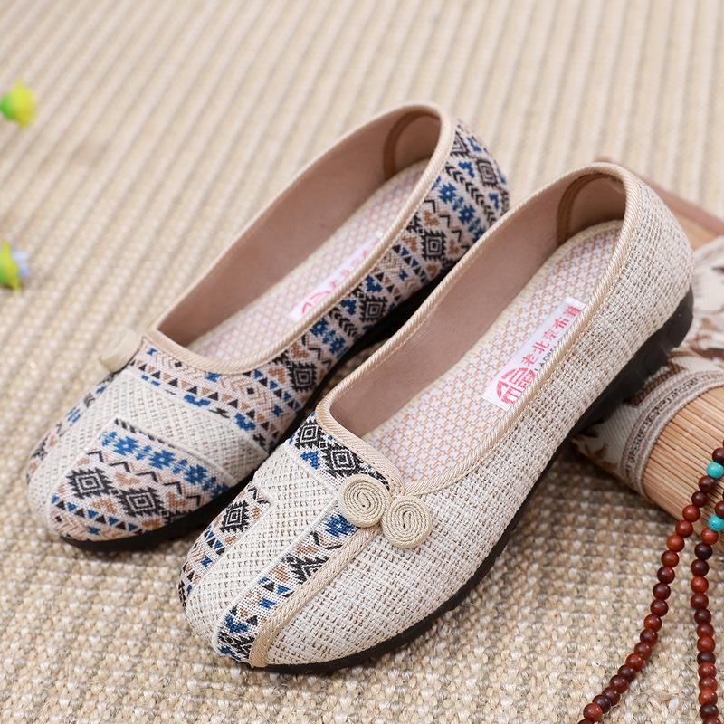 🔥Limited Time Offer 49% OFF🔥Women's flat cotton and linen casual shoes