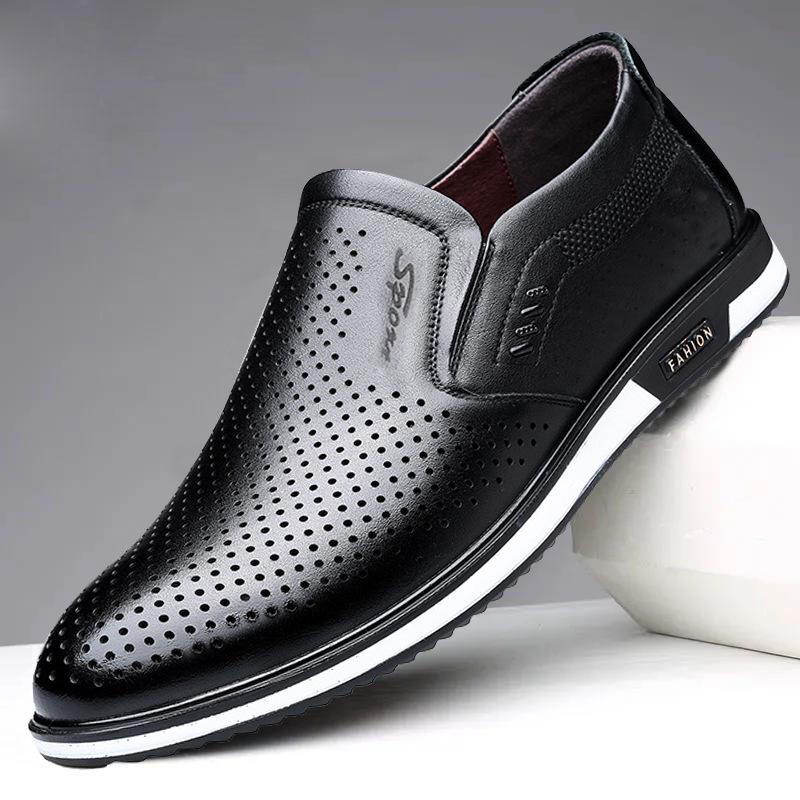 🔥Limited Time Offer 49% OFF🔥2023 New Fashion Men's Mesh Leather Loafers