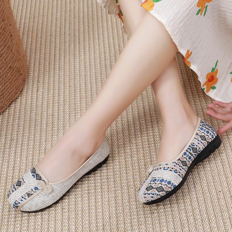 🔥Limited Time Offer 49% OFF🔥Women's flat cotton and linen casual shoes