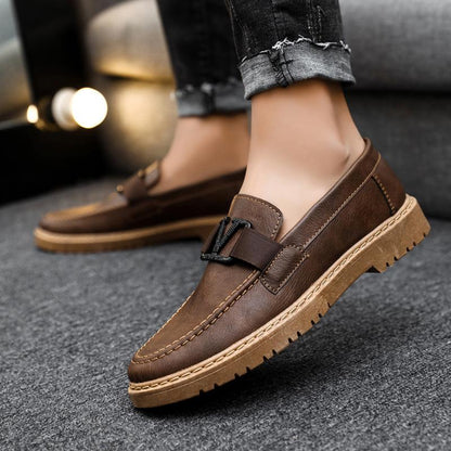 🔥Limited Time Offer 49% OFF🔥Men's Autumn and Winter New British Versatile Casual Leather Shoes