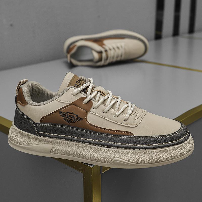 🔥Limited Time Offer 49% OFF🔥Men's New Versatile Leather Waterproof Casual Board Shoes