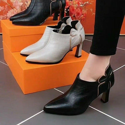 🔥Limited Time Offer 49% OFF🔥Women's Pointed Toe Fashion All-match Thick-Heeled Shoes