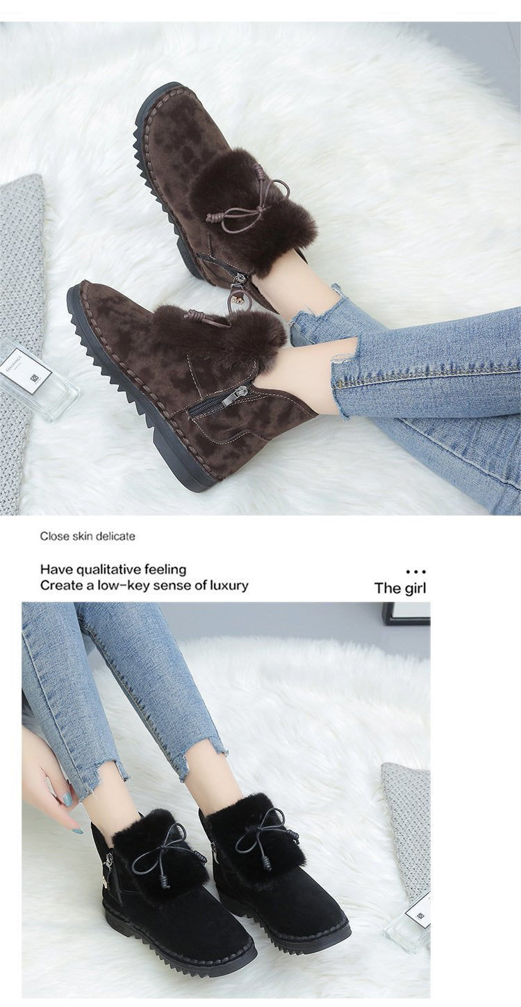 🔥Limited Time Offer 49% OFF🔥Soft soled suede bow boots