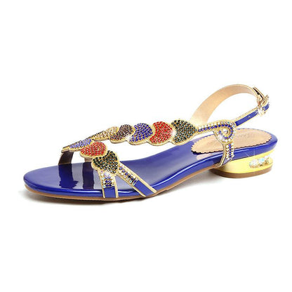 2022 New Fashion Rhinestone Sandals Beach Shoes