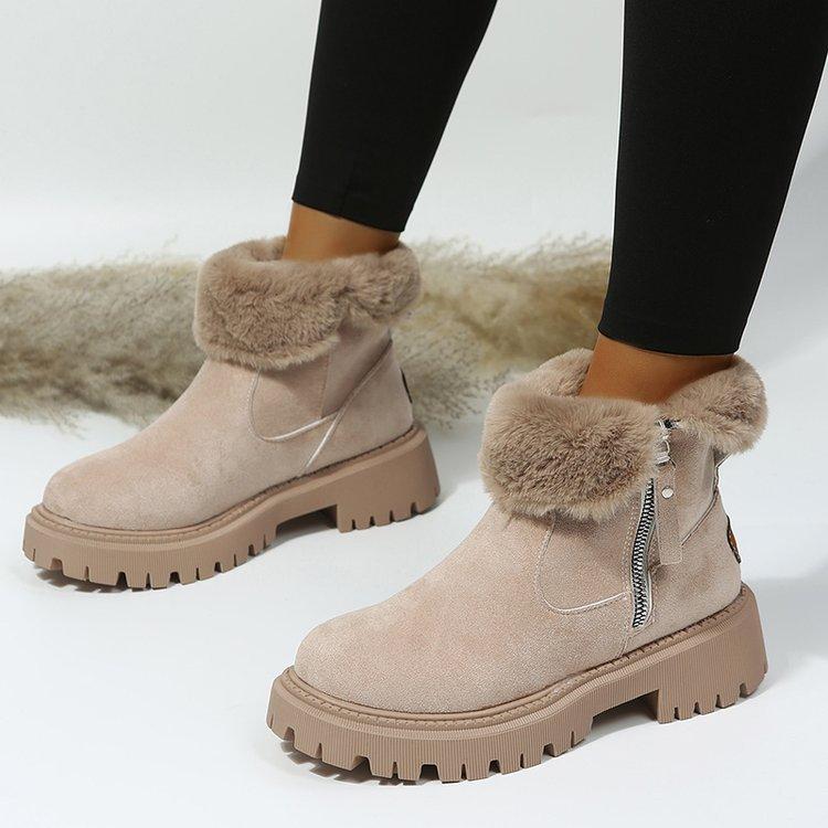 🔥Limited Time Offer 49% OFF🔥Ladies Thick Fleece Warm Snow Boots