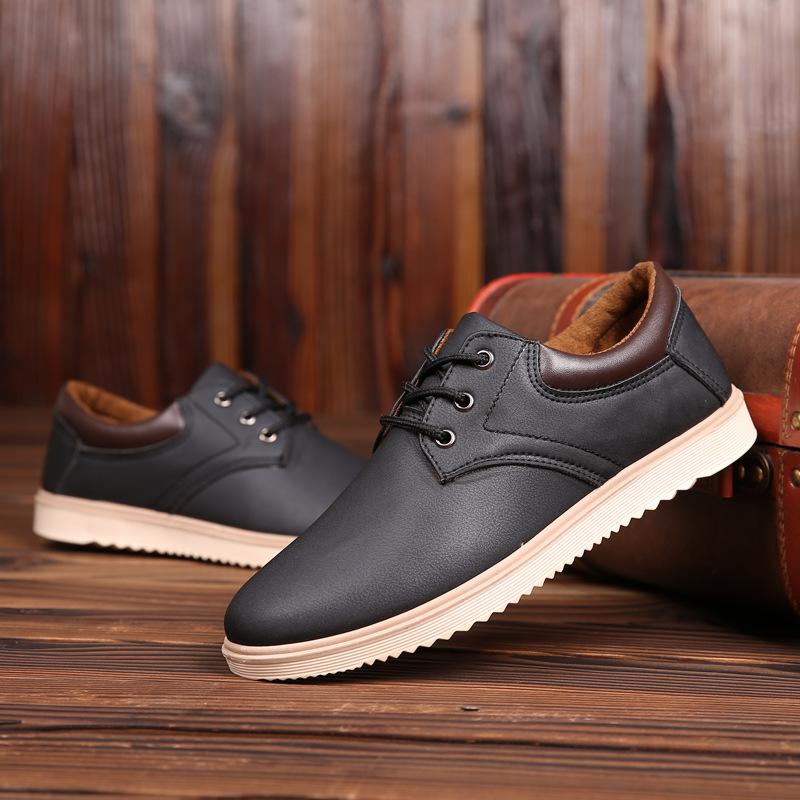 🔥Limited Time Offer 49% OFF🔥Men's autumn and winter waterproof and anti slip casual leather shoes