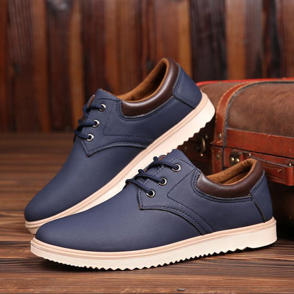 🔥Limited Time Offer 49% OFF🔥Men's autumn and winter waterproof and anti slip casual leather shoes