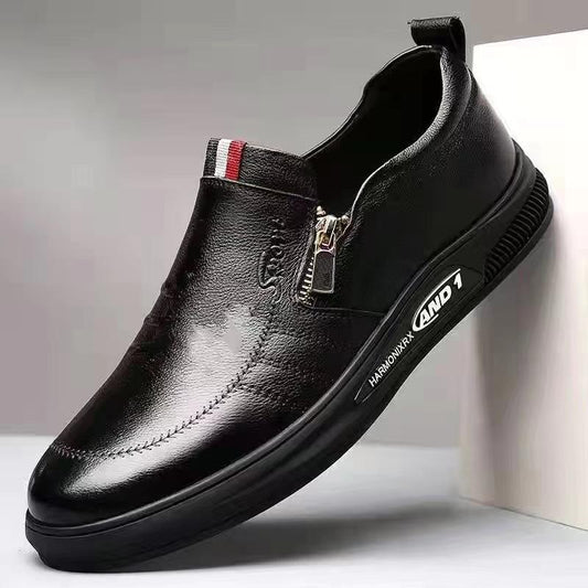🔥Limited Time Offer 49% OFF🔥New breathable and fashionable business sleeved men's casual leather shoes