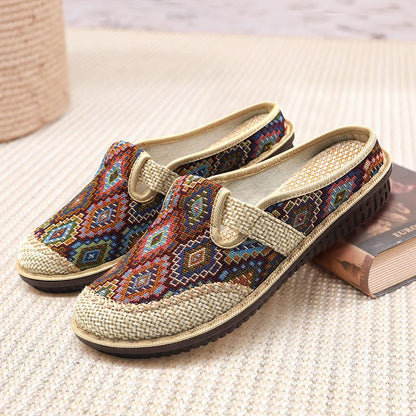 🔥Limited Time Offer 49% OFF🔥Women's linen shallow breathable casual shoes