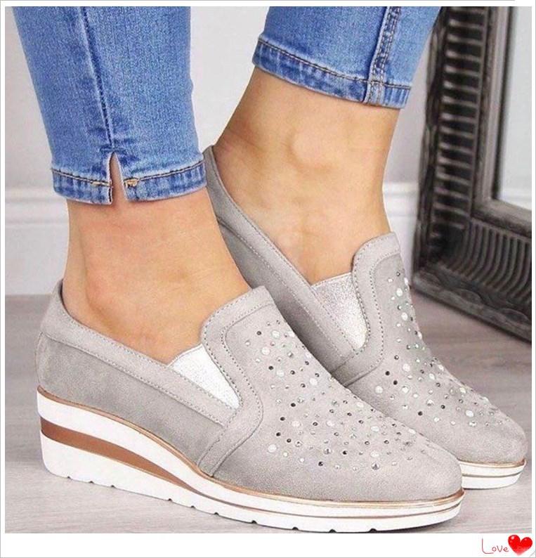 🔥Limited Time Offer 49% OFF🔥Women's casual diamond shoes