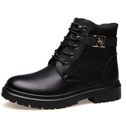 🔥Limited Time Offer 49% OFF🔥Men's autumn and winter British casual top layer cowhide Martin boots