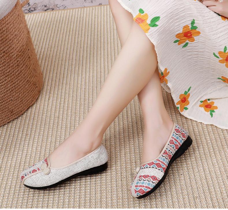 🔥Limited Time Offer 49% OFF🔥Women's flat cotton and linen casual shoes