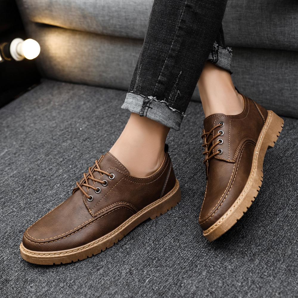 🔥Limited Time Offer 49% OFF🔥Men's Autumn and Winter New Fashion Versatile British Black Leather Shoes