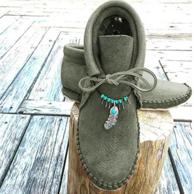 🔥Limited Time Offer 49% OFF🔥Women's personality pendant Martin boots