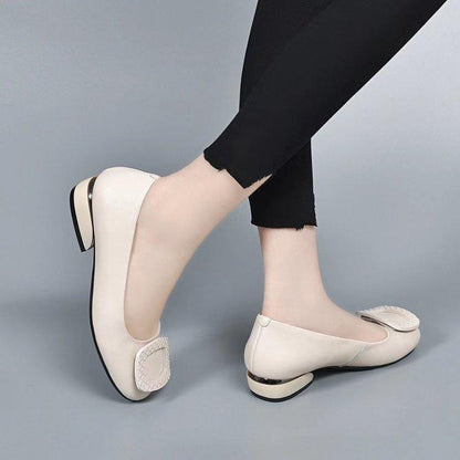 🔥Limited Time Offer 49% OFF🔥Women's High Quality Pure Cowhide Leather Comfortable Single Shoes