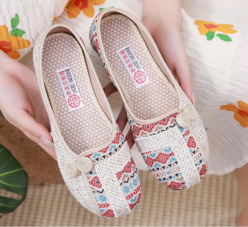 🔥Limited Time Offer 49% OFF🔥Women's flat cotton and linen casual shoes