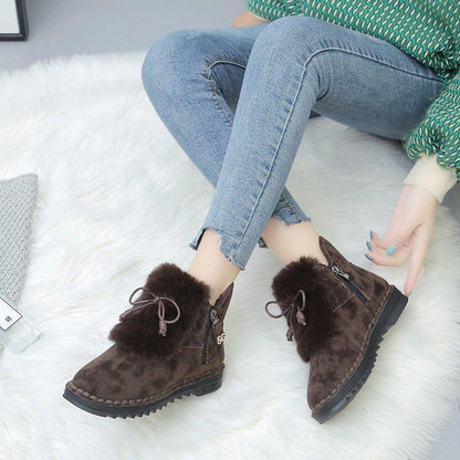 🔥Limited Time Offer 49% OFF🔥Soft soled suede bow boots