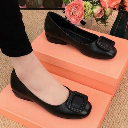 🔥Limited Time Offer 49% OFF🔥Women's High Quality Pure Cowhide Leather Comfortable Single Shoes