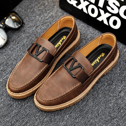 🔥Limited Time Offer 49% OFF🔥Men's Autumn and Winter New British Versatile Casual Leather Shoes