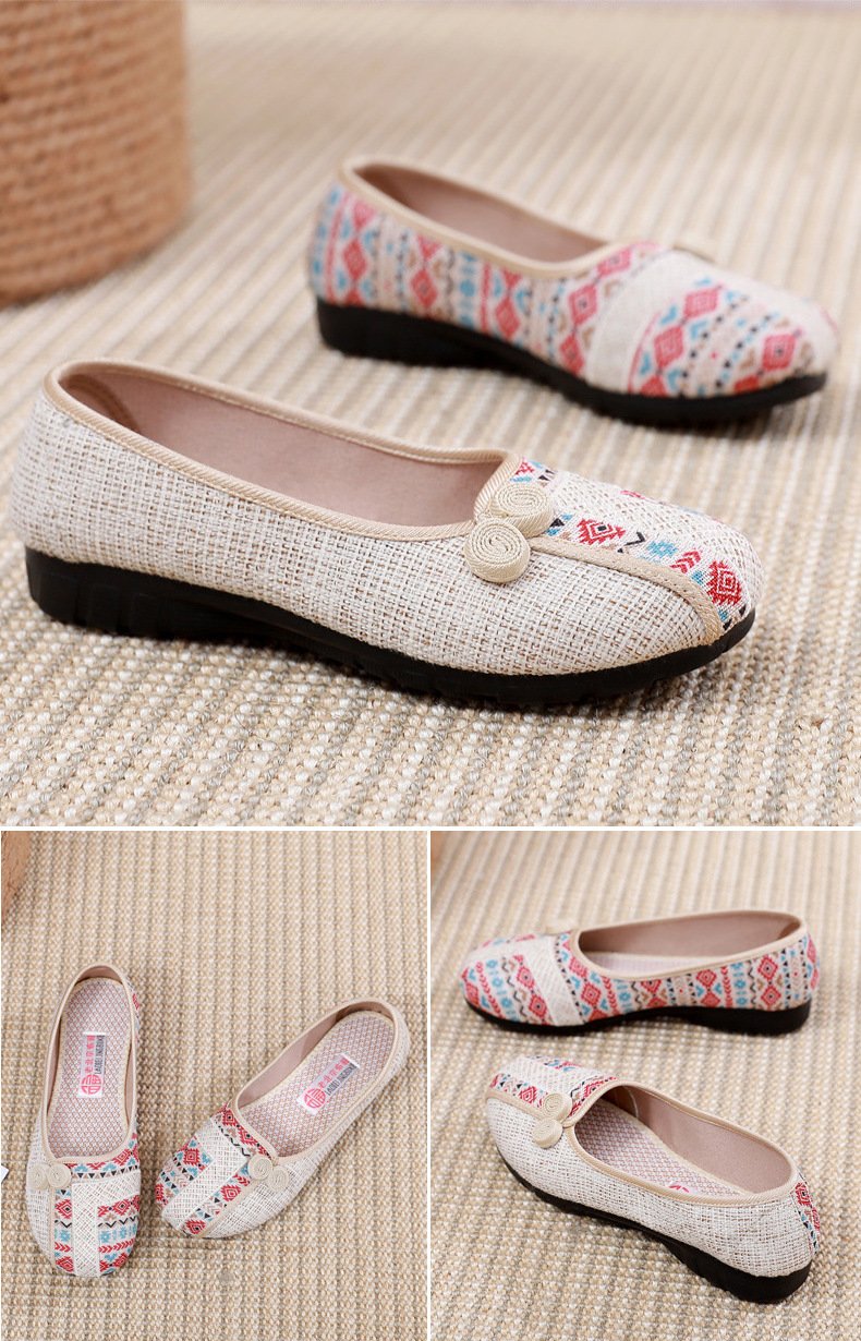 🔥Limited Time Offer 49% OFF🔥Women's flat cotton and linen casual shoes