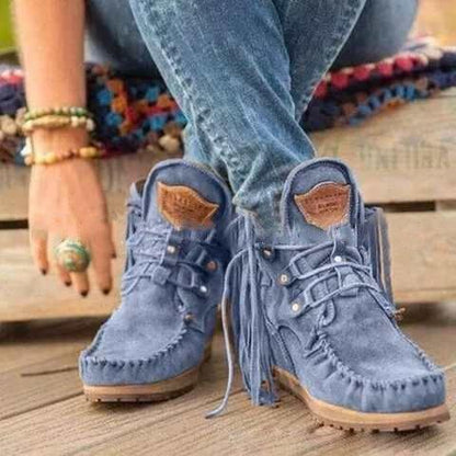 🔥Limited Time Offer 49% OFF🔥Women's Chelsea Tassel Boots