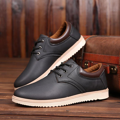 🔥Limited Time Offer 49% OFF🔥Men's autumn and winter waterproof and anti slip casual leather shoes