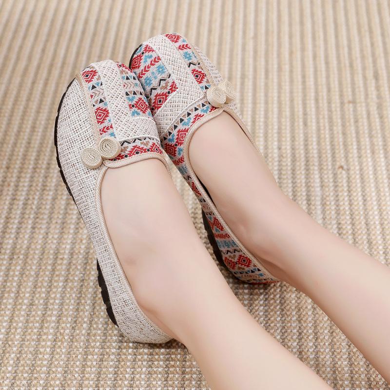 🔥Limited Time Offer 49% OFF🔥Women's flat cotton and linen casual shoes